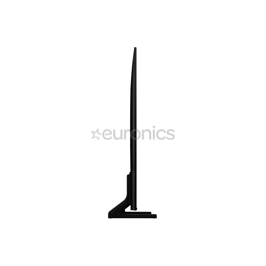 Samsung Q60C, 75", Ultra HD, QLED, feet stand, black - TV