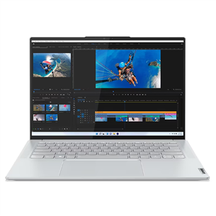 Lenovo Yoga Slim 7 ProX 14IAH7, 14,5'' 3K, 120 Гц, i7, 16 ГБ, 1 ТБ, SWE, светло-серый - Ноутбук 82TK0077MX