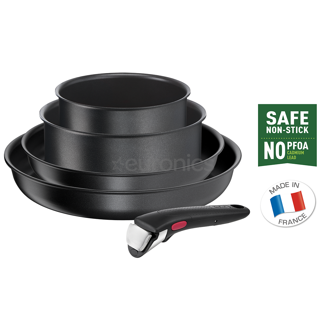 Tefal Ingenio Daily Chef, 5-piece Set - Frypans and sauce pans + removable  handle, L7629102