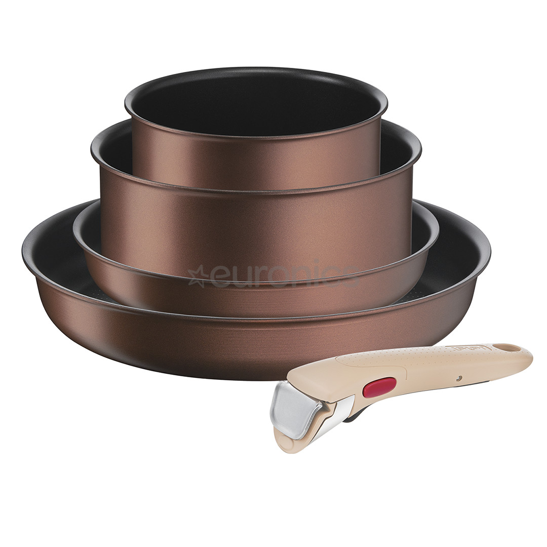 Tefal Ingenio Eco Respect, 5-piece Set - Frypans and saucepans + removable handle