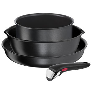 Tefal Ingenio Daily Chef, 4 предмета - Комплект кастрюль и сковородок + съемная ручка