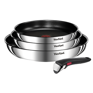 Tefal Ingenio Emotion, 4 предмета, 22/24/28 см - Комплект сковородок + съемная ручка