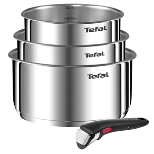 Tefal Ingenio Emotion+, 4-osaline, 16/18/20 cm - Pottide komplekt