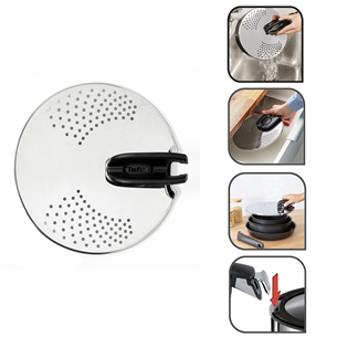 Tefal Ingenio, 14-20 cm - Straining lid