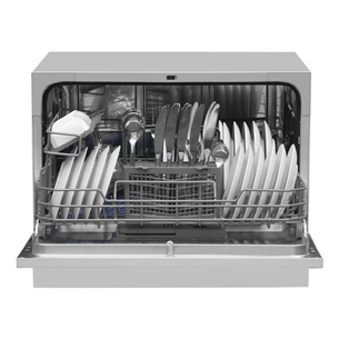 Hansa, mini, 6 комплектов посуды, серебристый - Отдельностоящая посудомоечная машина