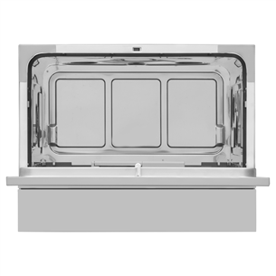 Hansa, mini, 6 place settings, silver - Free standing dishwasher