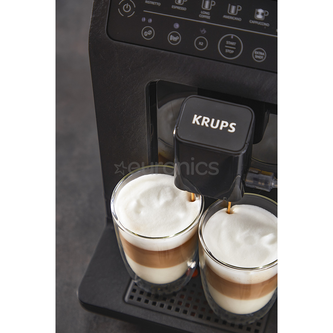 Krups Evidence Eco-Design, must - Automaatne espressomasin