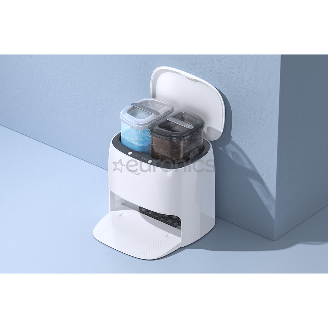 Zaco, M1s, märg- ja kuivpuhastus, valge - Robottolmuimeja