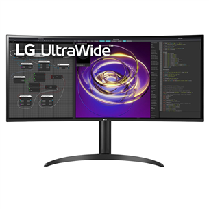 LG UltraWide WP85CP, nõgus, 34'', QHD, LED IPS, USB-C, must - Monitor 34WP85CP-B