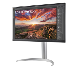 LG UltraFine UP85NP-W, 27", Ultra HD, LED IPS, hõbe - Monitor