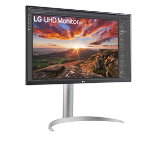 LG UltraFine UP85NP-W, 27", Ultra HD, LED IPS, silver - Monitor