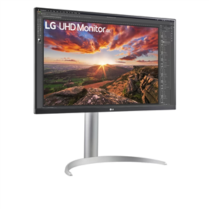 LG UltraFine UP85NP-W, 27", Ultra HD, LED IPS, серебристый - Монитор