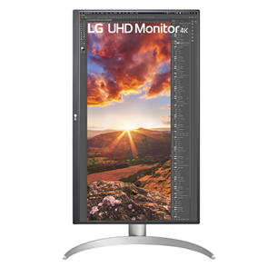 LG UltraFine UP85NP-W, 27", Ultra HD, LED IPS, серебристый - Монитор