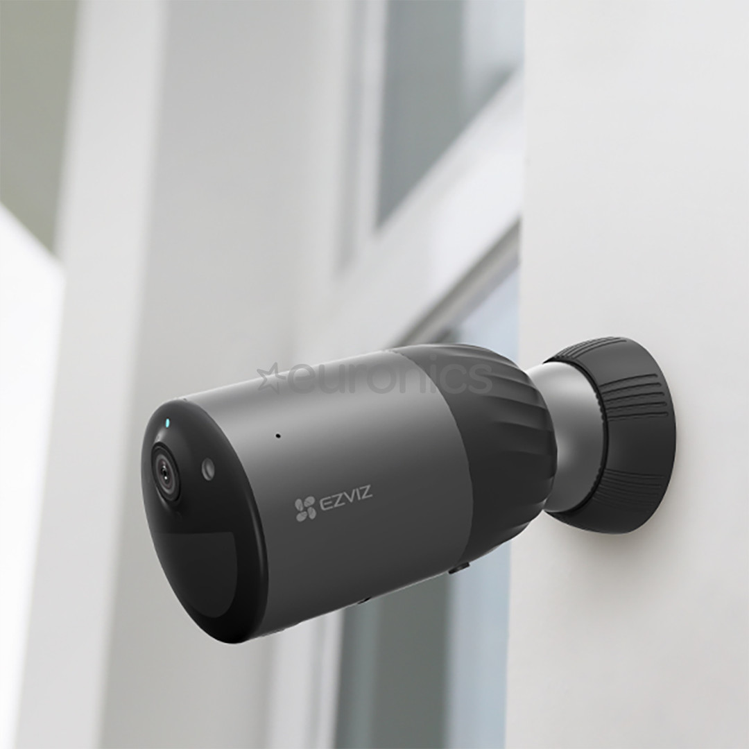 EZVIZ BC1C 4MP, темно-серый - Камера видеонаблюдения с WiFi и питанием от аккумулятора