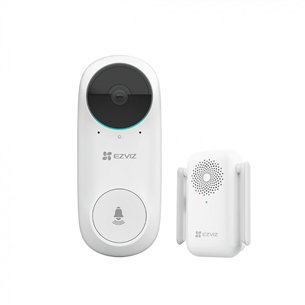 EZVIZ DB2C, valge - Juhtmevaba videouksekell ja helinaseadme komplekt CS-DB2C