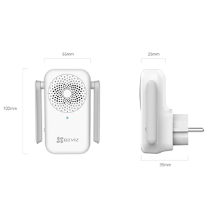 EZVIZ CHIME, white - Video doorbell companion