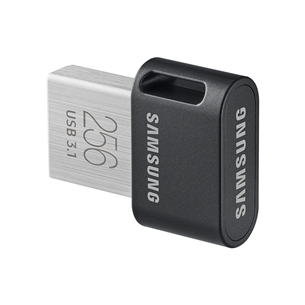 Samsung FIT Plus, USB 3.1, 256 GB, must - Mälupulk