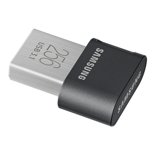 Samsung FIT Plus, USB 3.1, 256 GB, must - Mälupulk