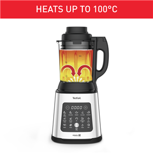 Tefal Perfectmix Cook, 1400 W, silver - Heating high-speed blender