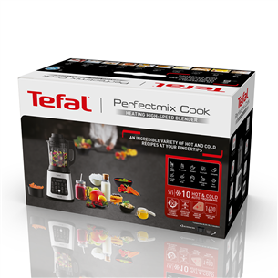 Tefal Perfectmix Cook, 1400 W, silver - Heating high-speed blender
