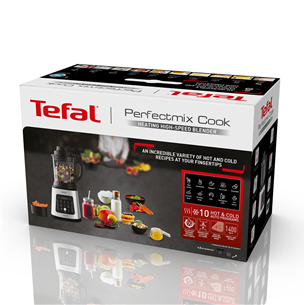 Tefal Perfectmix Cook, 1400 W, hõbedane - Kuumutusfunktsiooniga blender