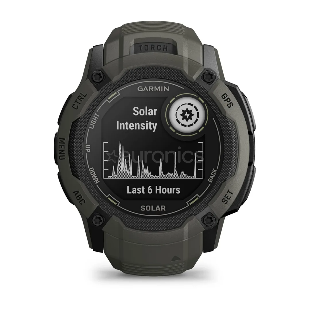 Garmin Instinct 2X Solar, dark green - Sports watch