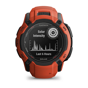 Garmin Instinct 2X Solar, красный - Спортивные часы