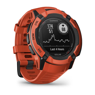 Garmin Instinct 2X Solar, красный - Спортивные часы