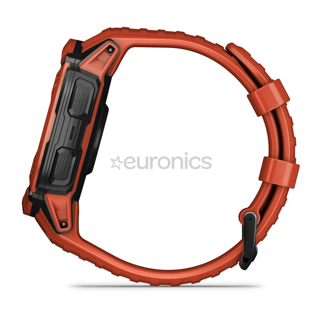 Garmin Instinct 2X Solar, красный - Спортивные часы