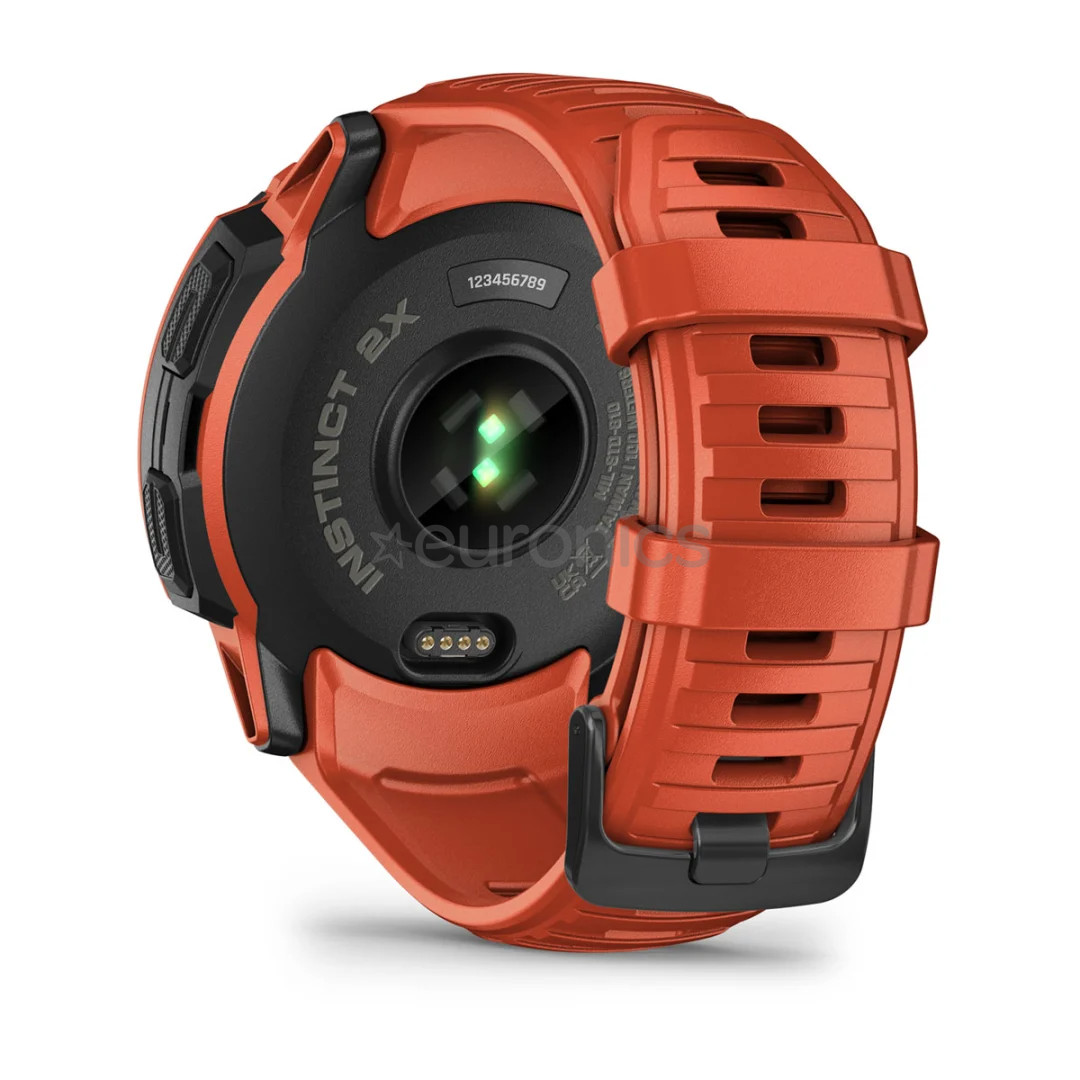 Garmin Instinct 2X Solar, красный - Спортивные часы
