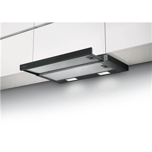 Faber FLEXA NG HIP BK A50, 420 m³/h, black - Built-in cooker hood