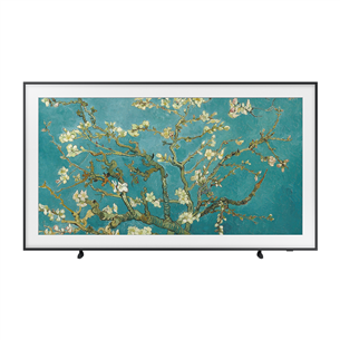 Samsung The Frame LS03B, 75'', Ultra HD, QLED, боковые ножки, черный - Телевизор