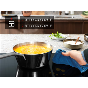 Electrolux 300 Basic, laius 59 cm, raamita, must - Integreeritav induktsioonplaat