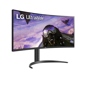 LG UltraWide WP65CP, 34", curved, QHD, LED VA, 160 Hz, black - Monitor