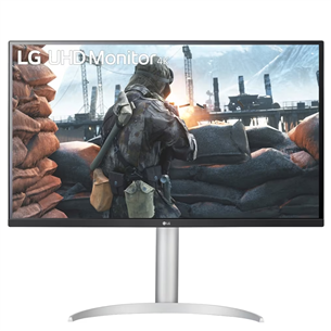 LG UltraWide 32UP55NP, 32", Ultra HD, LED VA, USB-C, белый - Монитор 32UP55NP-W