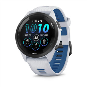 Garmin Forerunner 265, 46 mm, valge/sinine - Spordikell 010-02810-11