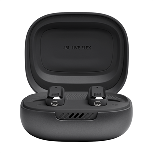JBL Live Flex, adaptive noise cancelling, black - True-wireless earbuds