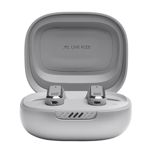 JBL Live Flex, adaptive noise cancelling, silver - True-wireless earbuds
