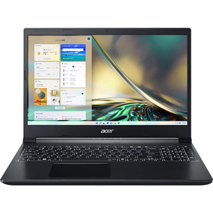 Acer Aspire 7, 15.6'', FHD, 144 Hz, Ryzen 5, 16 GB, 512 GB, RTX 3050, SWE, must - Sülearvuti NH.QHDEL.002
