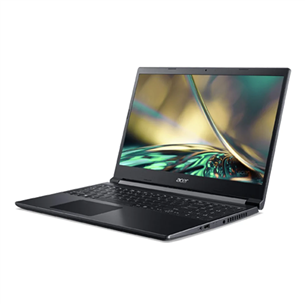 Acer Aspire 7, 15.6'', FHD, 144 Hz, Ryzen 5, 16 GB, 512 GB, RTX 3050, SWE, must - Sülearvuti