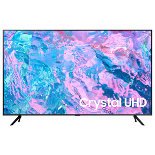 Samsung Crystal CU7000, 65'', Ultra HD, LED LCD, jalad äärtes, must - Teler