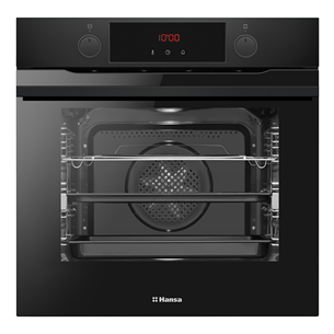 Hansa, 9 functions, 77 L, black - Built-in oven BOES684605