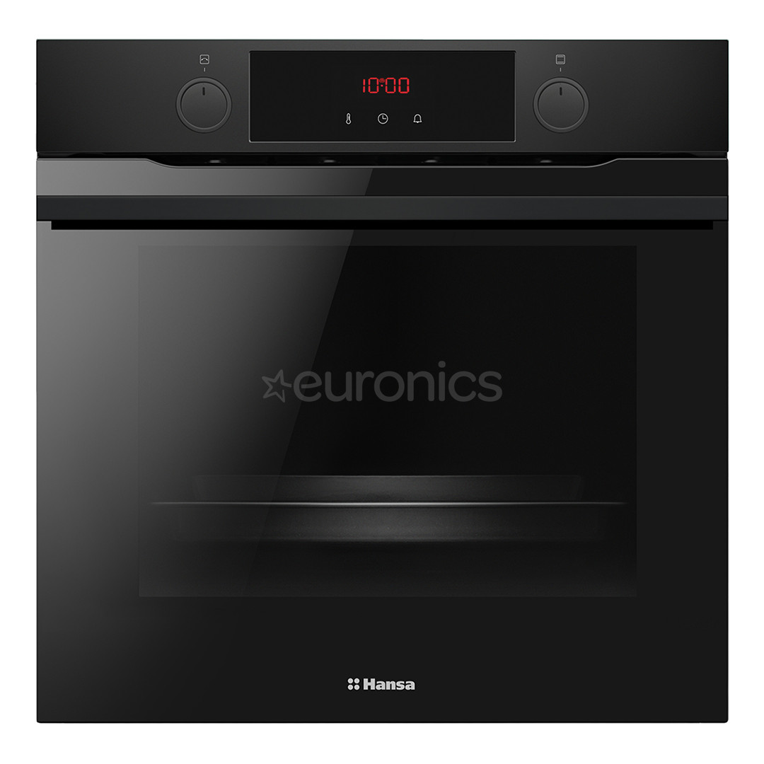 Hansa, 9 funktsiooni, 77 L, must - Integreeritav ahi