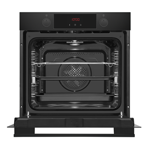 Hansa, 9 functions, 77 L, black - Built-in oven