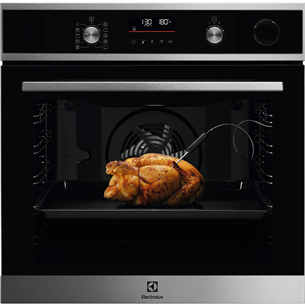Electrolux SteamCrisp 700, 72 L, pyrolytic cleaning, 45 functions, stainless steel - Built-in steam oven EOC6P77X