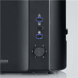 Severin, 800 W, black - Toaster