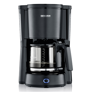 Severin, 1000 W, 1.25 L, black - Filter coffee machine KA9554