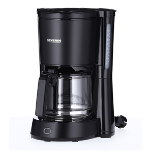 Severin, 1000 W, 1.25 L, black - Filter coffee machine