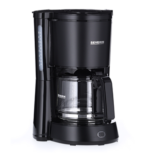 Severin, 1000 W, 1.25 L, black - Filter coffee machine