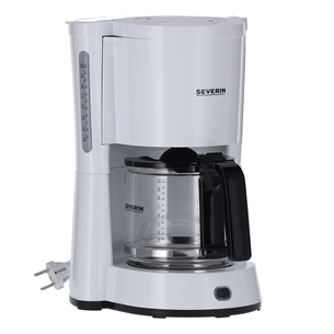 Severin, 1000 W, 10 cups, white - Filter coffee machine